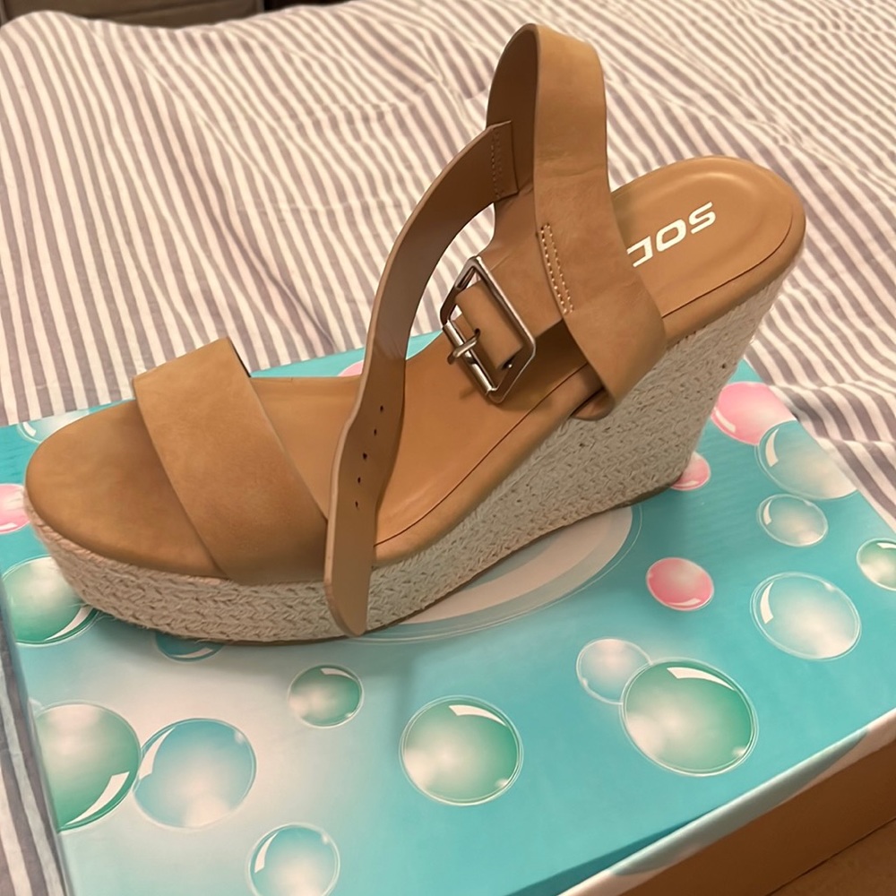 Beach Dreams Natural Suede Espadrille Wedges